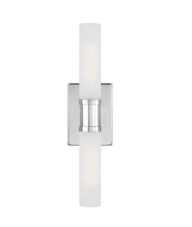 4665002-05 Visual Comfort And Co. Keaton 2 Light 30 Inch Wall Sconce Burshed Nickel