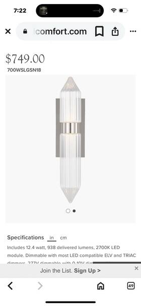 700wslgsn18 Visual Comfort 2 Langston Large-modern Wall Sconces Indoor Lighting 700wslgsn18 Visual Comfort 2 Langston Large-modern Wall Sconces Indoor Lighting