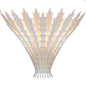 Arn2001pw Visual Comfort Aerin Hampton 1 Light 15 Inch Plaster White Wall Arn2001pw Visual Comfort Aerin Hampton 1 Light 15 Inch Plaster White Wall