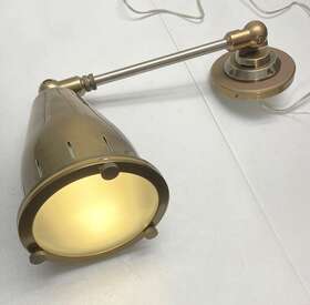 S5101an-hab Visual Comfort Rare Houston 1-light Industrial Pendant Sconce Fixture Swing-arm