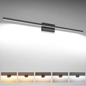 21174zm Volisun 48 Inch Vanity Light For Bathrooms 30w Dimmable 5cct 48inch Black