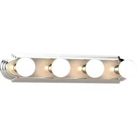 V1124-33 Volume Lighting 4-light Indoor Brushed Nickel Movie Beauty Makeup Vanity Light
