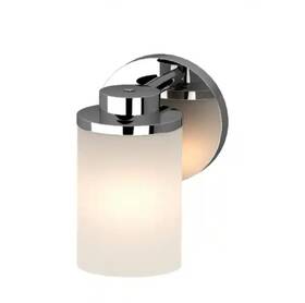 V1161-3 Volume Lighting Lot Of 2 Sharyn 1 Light 5 Inch Chrome Bathroom Vanity Wall Sconce Frosted Glass