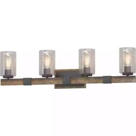 V4374-84 Volume Lighting 4-light Indoor Black Walnut Bath Or Vanity Light