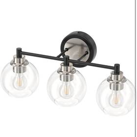 Hcf-15y3-nb Vonluce New Bathroom Light Fixtures 3 Vanity Black Nickel