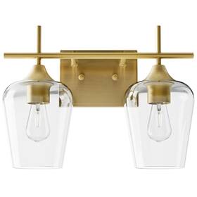 Hcf2802gd Vonluce Bathroom Vanity Light 2-light Fixture Gold