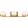 Vs2463bbs Feiss Abbott Bathroom Vanity Light Burnished Brass 014817592306