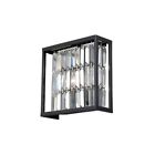 W0210 Vaxcel Lighting Catana Wall Sconce With Clear Crystal 884656736335