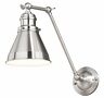 W0333 Vaxcel Lighting Alexander Light Tall Wall Sconce Satin 884656746198