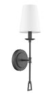 Wa101fb-101 Cfc Lighting Forged Black One Light Sconce White 811319032152