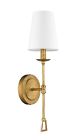 Wa101gg-101 Cfc Lighting Antiqued Gold One Light Sconce White 811319032176