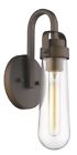 Wa704ob-512 Unbranded Retro Bronze Simple Wall Sconce Glass Mid 811319032343