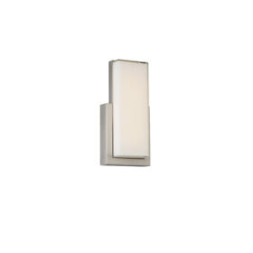 Ws-42618-sn Wac Lighting Ws-42618 Corbusier 1 Light 15inch Tall Integrated Led Nickel