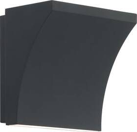 Ws-57205-35-bk Wac Lighting Cornice 5 Inch 2-light Led 3-cct 3500k Aluminum Wall Sconce In Black