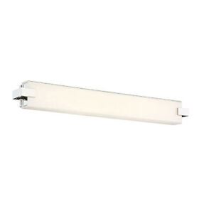 Ws-79628-35-pn Wac Lighting Ws-79628-35 Bliss 28inch.w Led Vanity Strip Nickel