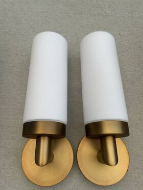 Ws-25014-ab Wac Lot Of 2 Pieces Lighting Drake New In Open Box Comes As Shown