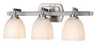 Sc8583-02 Wall Bathroom Bf858302 Foret Galway Satin Nickel Belle Light Three Sconce