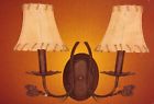 80677 Wall Decor Portfolio Cabin Pinecones Sconce Metal