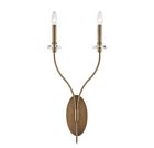 9-7143-2-322 Warm House Sconce Wall Savoy Lighting Brass