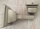 Waterworks Single Arm Sconce In Matte Nickel W Glass Shade 713382578028