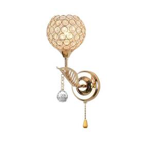 Tl1135 Wefoonlo Modern Crystal Wall Light Pendent Lamp Chrome Finish Bedroom Sconce