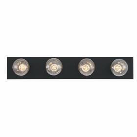 61176 Westinghouse 4-light Bathroom Fixture Matte Black 24 Inch -
