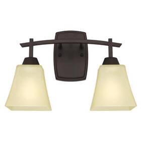 6307400 Westinghouse Midori 2-light Oil Rubbed Bronze Wall Sconce