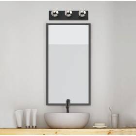 Westinghouse Lighting 024034611759 Three-light Matte Black Indoor Wall
