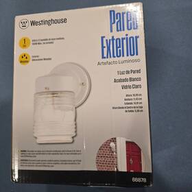 6687800 Westinghouse Lighting 1-light Jelly Jar Wall Lantern Sconce With Clear Glass