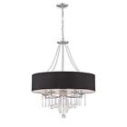 Wi9748-06 World Imports Elton Collection Chrome Pendant With Black 773546250764 Wi9748-06 World Imports Elton Collection Chrome Pendant With Black 773546250764