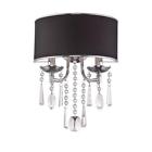 Wi975008 World Imports Elton Collection Chrome Sconce With Black 773546250788