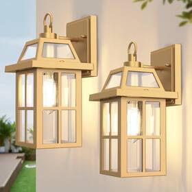 Wtwl193aj2 Wihtu Outdoor Wall Lantern Porch Lights With Glass Shade Waterproof Sconce Light