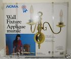 Wb5899-2 Williamsburg Nib Wall Arm Style Pair Polished Double Electric Sconces Brass