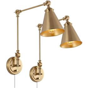 Wingbo 786661452074 Industrial Swing Arm Wall Sconce With Metal