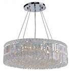 Wl.w83502c24 Worldwide Lighting Chandelier In Polished Chrome 817484011787
