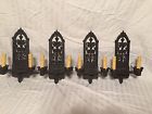 Wm137-2 Wrought Iron Mexico 4 Model De Set Light Wall Fixture Lighting Arte
