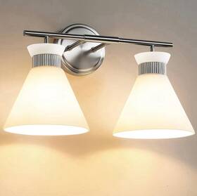 8090ml-02-us Woshitu Wall Bathroom Vanity Light 14.2 Inch Brushed Nickel