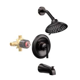 3090600rb Wowow Bronze Shower Tub Faucet Set Single Handle Bathroom Trim Kit Wi
