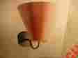 Ws-140 Handmade Mid Century Mod Hand Hammered Copper And Steel Wall Sconce Signed Bernard Collin