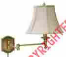 Ws761-ab House Of Troy Antique Brass Swing Arm Wall Sconce T-e-107 753174055184 753174055177