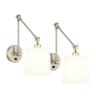Xb-w1274-bn Xinbei Lighting Bedroom Swing Arm Wall Lamp Vintage 635411859253