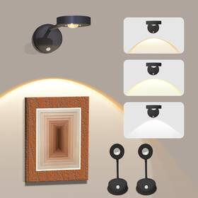 2313 Xmnsoly Picture Lights For Wall Motion Sensor Rechargeable Led 360 Rotation