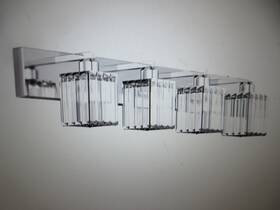 Ha-jq01901dch-1ap1 Yansun 32 Inch 4-light Modern Chrome Crystal Bathroom Integrated Led Vanity Light