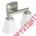 Yb5162bn Moen 2 Light Bath Vanity Reversible Brushed Nickel Warmth Of Stainless