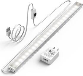 Yeezen 313017181137 Under Cabinet Led Lighting 12 Inch Light Strip Bar Daylight White 5000k Dimmab