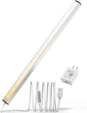 Led-a-002b Yeezen Lighting Asoko Led Under Cabinet Usb Plug-in Dimmable 3 Color Changing 2700k