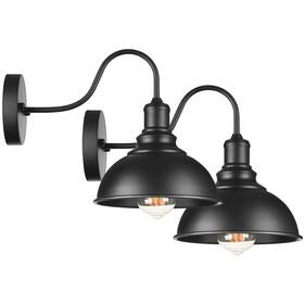 Yeleeino 749607807505 Black Wall Sconce Lighting Gooseneck Barn Light Industrial Vint Yeleeino 749607807505 Black Wall Sconce Lighting Gooseneck Barn Light Industrial Vint