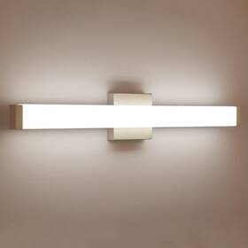 Yhtlaeh 192242561125 Bathroom Vanity Light Brushed Nickel Square 24 Inch 14w 4000k Natural Wh