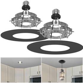 Yiizon R5-6-hei-2pc 5 And 6 Inch Recessed Can Light Conversion Kit Ceiling Fixture Upgrade R5 R6