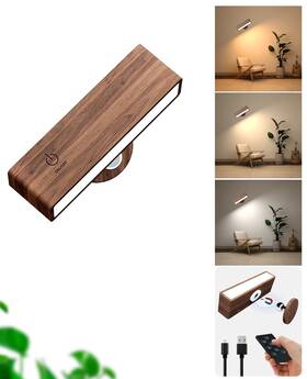 El-us-000 Yilaie Battery Operated Wall Sconce With Remote Control Rechargeable Lights Fo